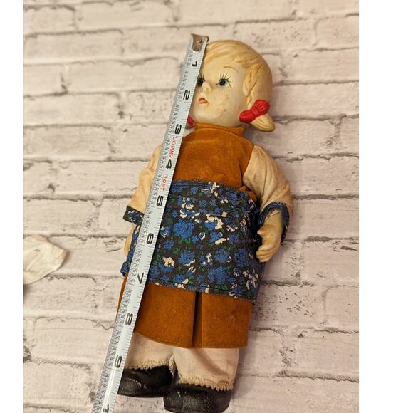 Gretel Oumlet Doll Vintage Porcelain Bisque 1980's Collectible - Picture 5 of 5